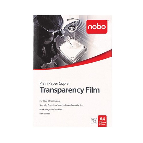 Nobo Copier OHP Film Paper Copier Pack of 20_2